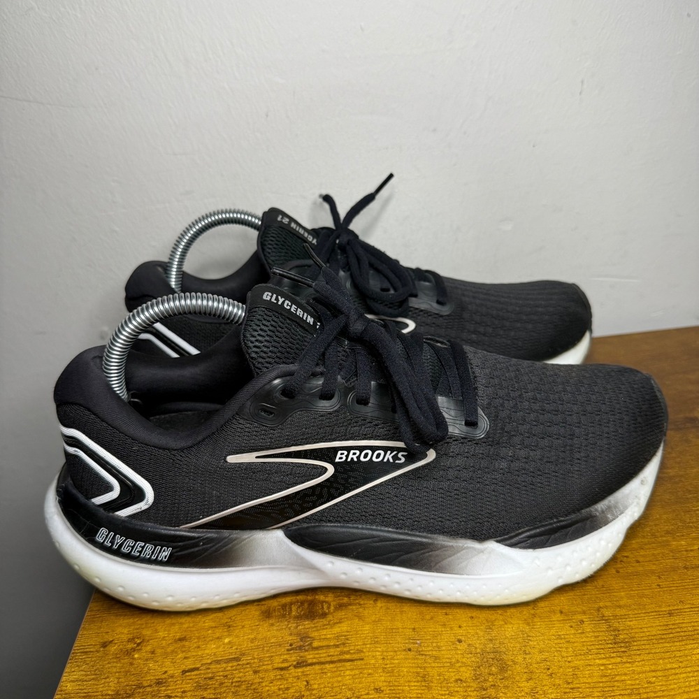 Brooks Glycerin 21 Running Shoes Women Size 10 Black 1204081B090